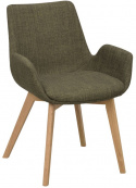 Fauteuil \'Drimsdale\' - Groen/Eiken