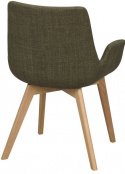 Fauteuil \'Drimsdale\' - Groen/Eiken