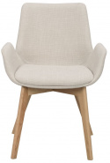 Fauteuil \'Drimsdale\' - Beige/Eiken