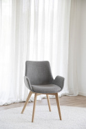 Fauteuil \'Drimsdale\' - Grijs/Eiken