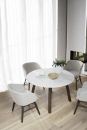 Eettafel \'Taransay\' Rond 125cm - Beige/Bruin