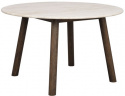 Eettafel \'Taransay\' Rond 125cm - Beige/Bruin