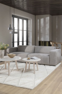 Salontafel \'Taransay\' Rond 90cm - Beige/Witgepigmenteerd
