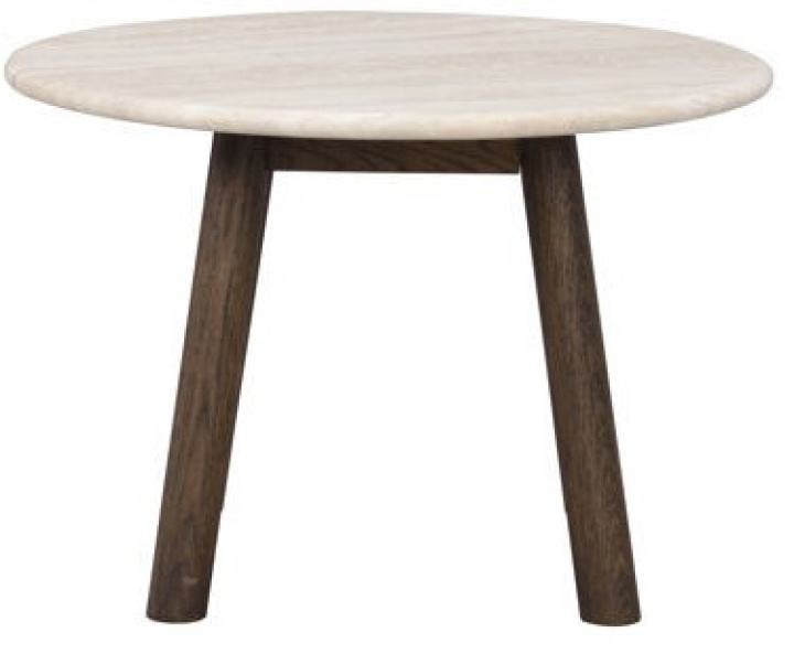 Salontafel \'Taransay\' Rond 60cm - Beige/Bruin in de groep Meubels / Tafels / Salontafels bij Reforma (120848)
