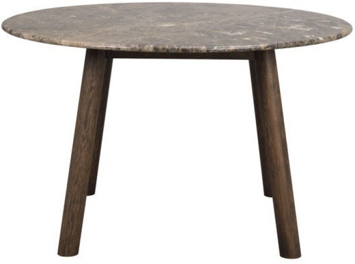 Eettafel \'Taransay\' Rond 125cm - Bruin in de groep Meubels / Tafels / Ronde eettafels bij Reforma (120863)