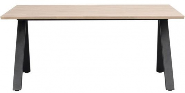 Eettafel \'Carradale\' 170x100cm - Witgepigmenteerd/V-poot in de groep Meubels / Tafels / Eettafel bij Reforma (120880)