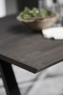 Eettafel \'Carradale\' 170x100cm - Bruin/V-poot