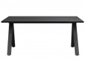Eettafel \'Carradale\' 170x100cm - Zwart/V-poot