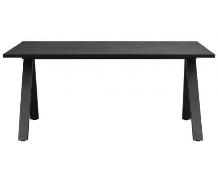 Eettafel \'Carradale\' 170x100cm - Zwart/V-poot in de groep Meubels / Tafels / Eettafel bij Reforma (120882)
