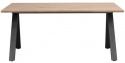 Eettafel \'Carradale\' 170x100cm - Eiken/V-poot
