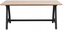 Eettafel \'Carradale\' 170x100cm - Witgepigmenteerd/A-poot