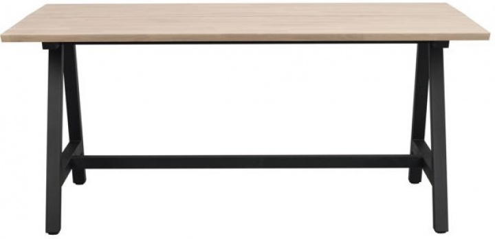 Eettafel \'Carradale\' 170x100cm - Witgepigmenteerd/A-poot in de groep Meubels / Tafels / Eettafel bij Reforma (120884)