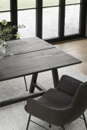 Eettafel \'Carradale\' 170x100cm - Zwart/A-poot