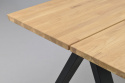 Eettafel \'Carradale\' 220 cm - Eiken/V-poot