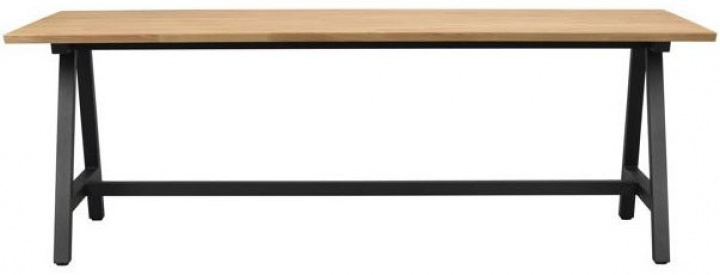 Eettafel \'Carradale\' 220x100cm - Eiken/A-poot in de groep Meubels / Tafels bij Reforma (120897)