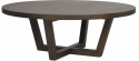 Salontafel \'Boxford\' Rond 110cm - Donker eik