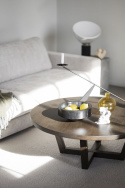 Salontafel \'Boxford\' Rond 110cm - Donker eik