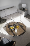 Salontafel \'Boxford\' Rond 110cm - Donker eik