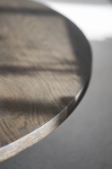 Salontafel \'Boxford\' Rond 110cm - Donker eik