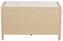 Halbank \'Hillmond\' 80cm - Licht eik