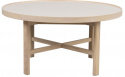 Salontafel \'Marsden\' Rond 90cm - Licht eik