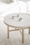 Salontafel \'Marsden\' Rond 60cm - Licht eik