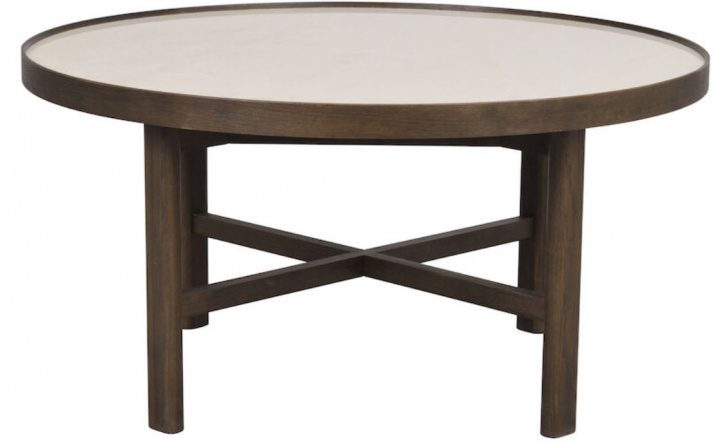 Salontafel \'Marsden\' Rond 90cm - Bruin in de groep Meubels / Tafels / Salontafels bij Reforma (121096)