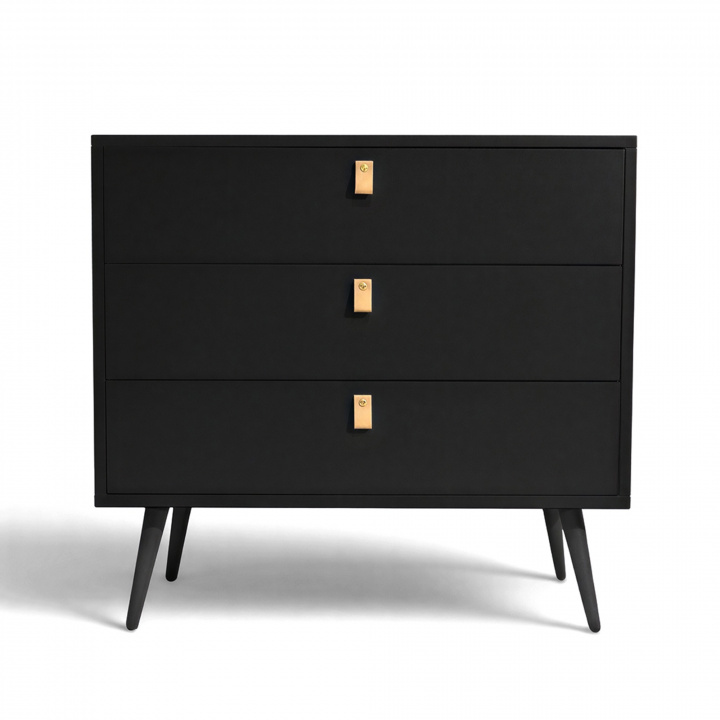 Dressoir \'Nordisk\' - Zwart in de groep Meubels / Planken & opslag / Lades bij Reforma (1211-C-Black)
