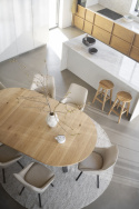 Eettafel \'Maddock\' Rond 135cm - Eik