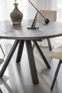 Eettafel \'Maddock\' Rond 135cm - Donker eik