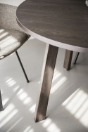 Eettafel \'Glenside\' Rond 130cm - Bruin