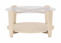 Salontafel \'Arran\' Ø93 - Witgepigmenteerd