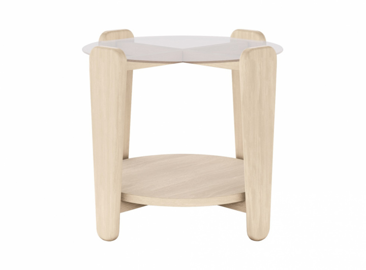 Salontafel \'Arran\' Ø52 - Witgepigmenteerd in de groep Meubels / Tafels / Salontafels bij Reforma (121273)