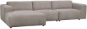 4-Zitsbank \'Willard\' Chaise Longue V - Beige