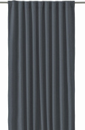 2-pack Gordijn \'Greenwich\' 140x280 - Donkergrijs