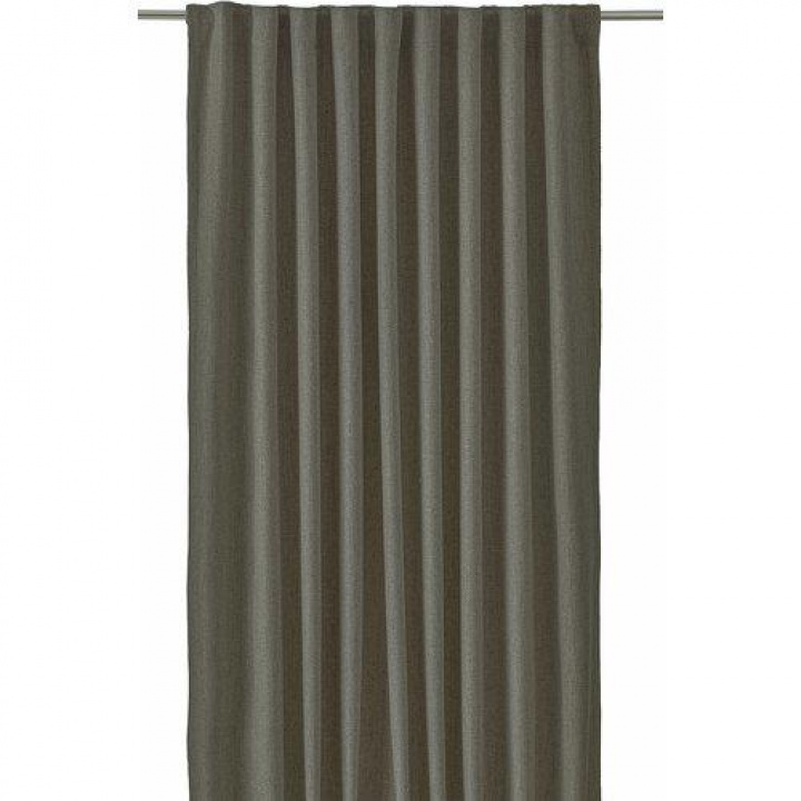 Gordijn \'Greenwich\' 2-pack 140x320 - Bruin in de groep Inrichting / Textiel / Gordijnen bij Reforma (1220-27-121)