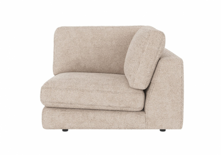 1-zits Hoekbank \'Duncan\' - Lichtgrijs in de groep Meubels / Zitmeubels / Fauteuils bij Reforma (122024)