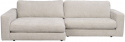 3-zitsbank \'Duncan\' chaise longue V - Lichtgrijs