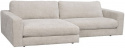 3-zitsbank \'Duncan\' chaise longue V - Lichtgrijs