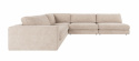 Hoekbank \'Duncan\' Rechts - Lichtgrijs