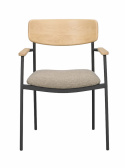 Armstoel \'Maymont\' - Donkerbeige