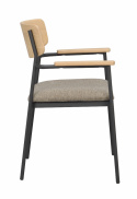 Armstoel \'Maymont\' - Donkerbeige