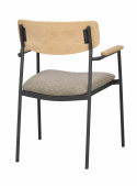 Armstoel \'Maymont\' - Donkerbeige