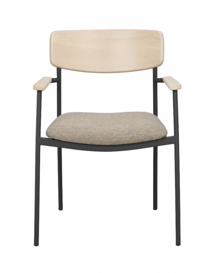 Armstoel \'Maymont\' - Witgepigmenteerd in de groep Meubels / Zitmeubels / Stoelen bij Reforma (123083)