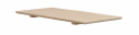 Uitschuifblad \'Markham\' 45cm - Witgepigmenteerd