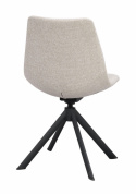 Stoel \'Dunmore\' - Lichtbeige/Zwart