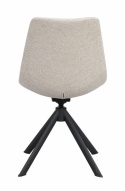 Stoel \'Dunmore\' - Lichtbeige/Zwart