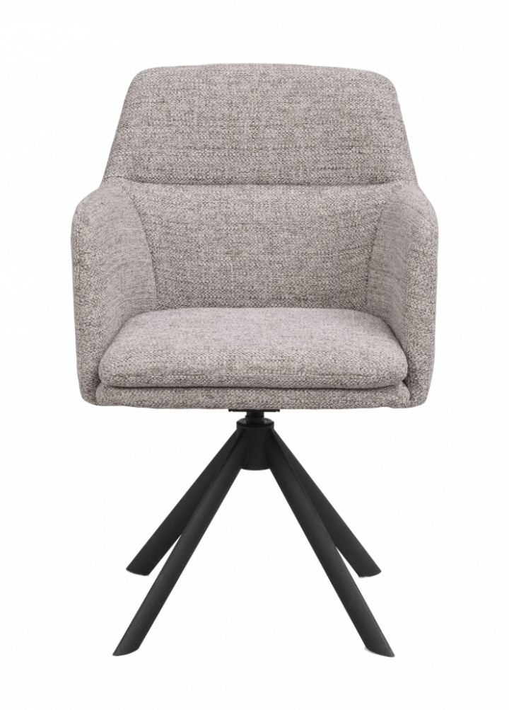 Armstoel \'Gladstone\' - Donkerbeige/zwart in de groep Meubels / Zitmeubels / Stoelen bij Reforma (123220)