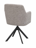 Armstoel \'Gladstone\' - Donkerbeige/zwart