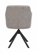 Armstoel \'Gladstone\' - Donkerbeige/zwart